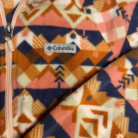 Columbia fleece jacket, youth size extra large unisex multicolor - Picture 3 of 4